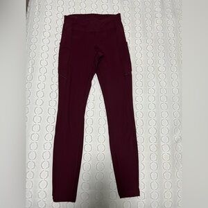 Lululemon Fast and Free Leggings - Cabernet